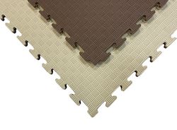 Мат татамі ластівчин хвіст 20 мм Бежево-Коричневий